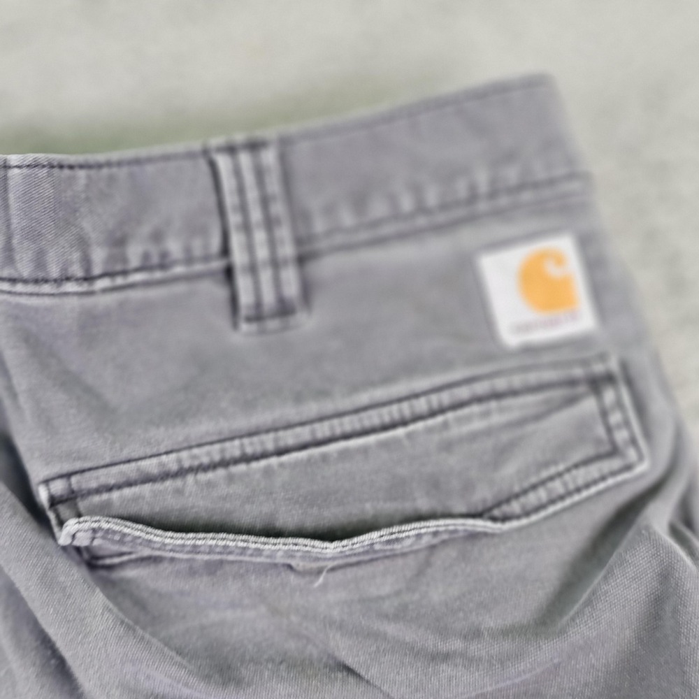 Carhartt Cargo Pants Mens 38x30 Gray Relaxed Fit Rugged Work Utility Pockets‎ - Picture 10 of 11